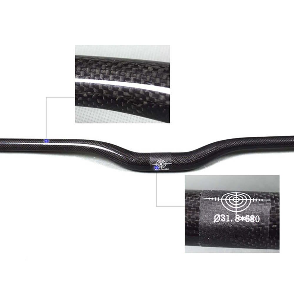carbon mountain bike handlebars diameter 31.8mm