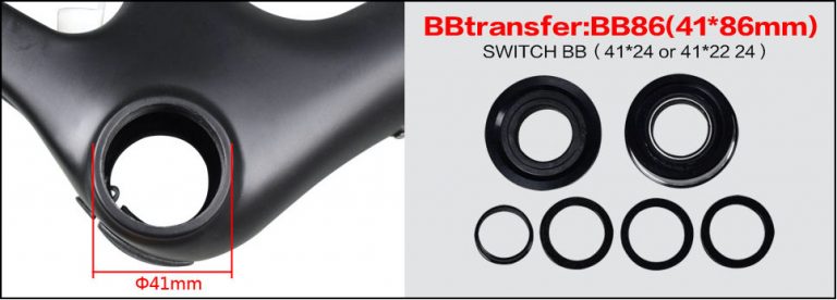 Rinasclta new lightweight frame bb transfer