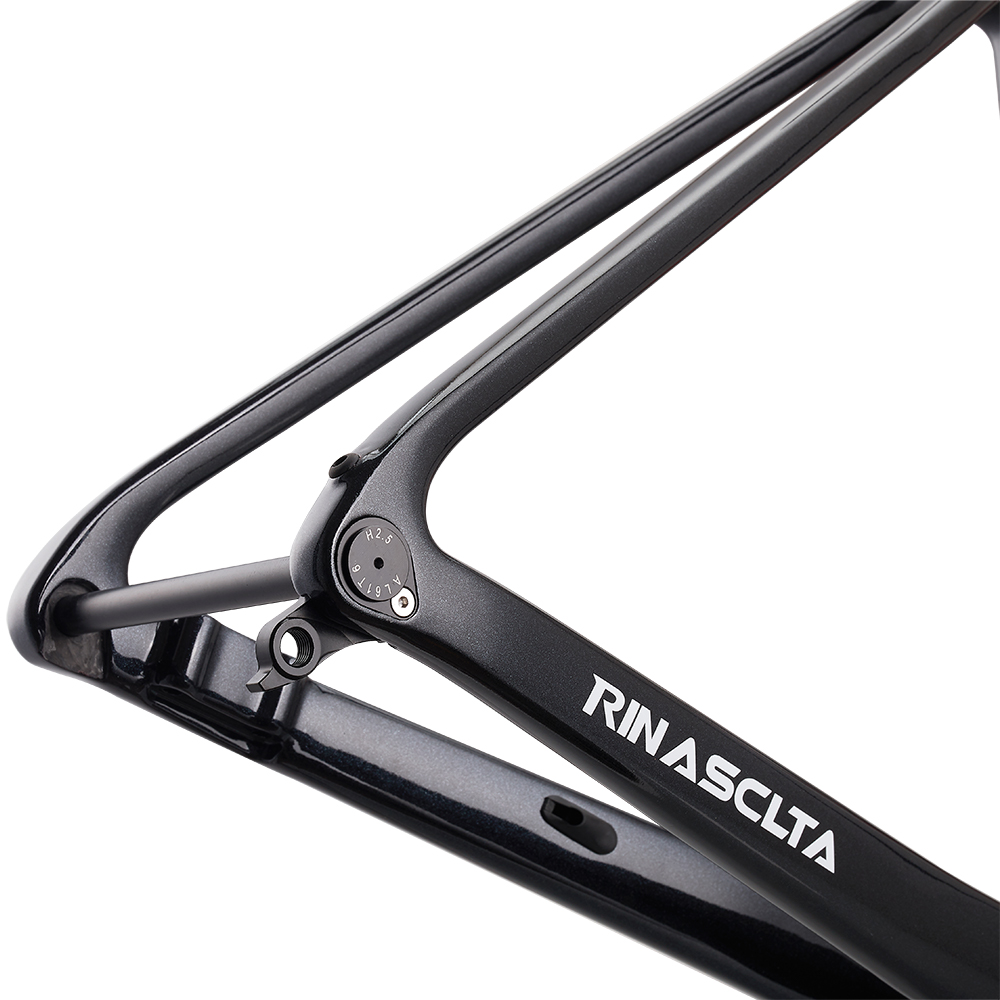 Rinasclta Granite-Aero disc road bike frameset rear thru axle