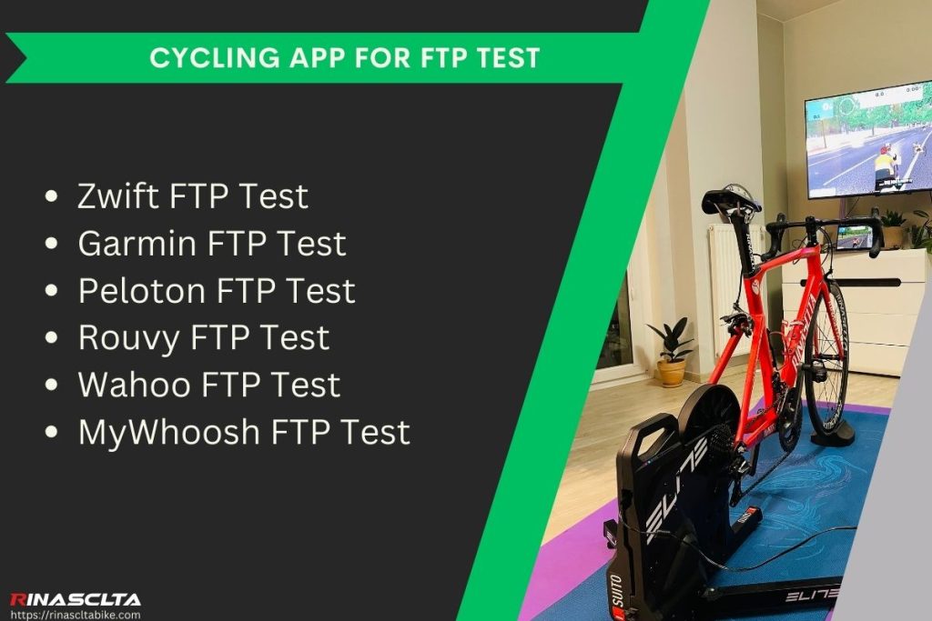Cycling app for FTP test