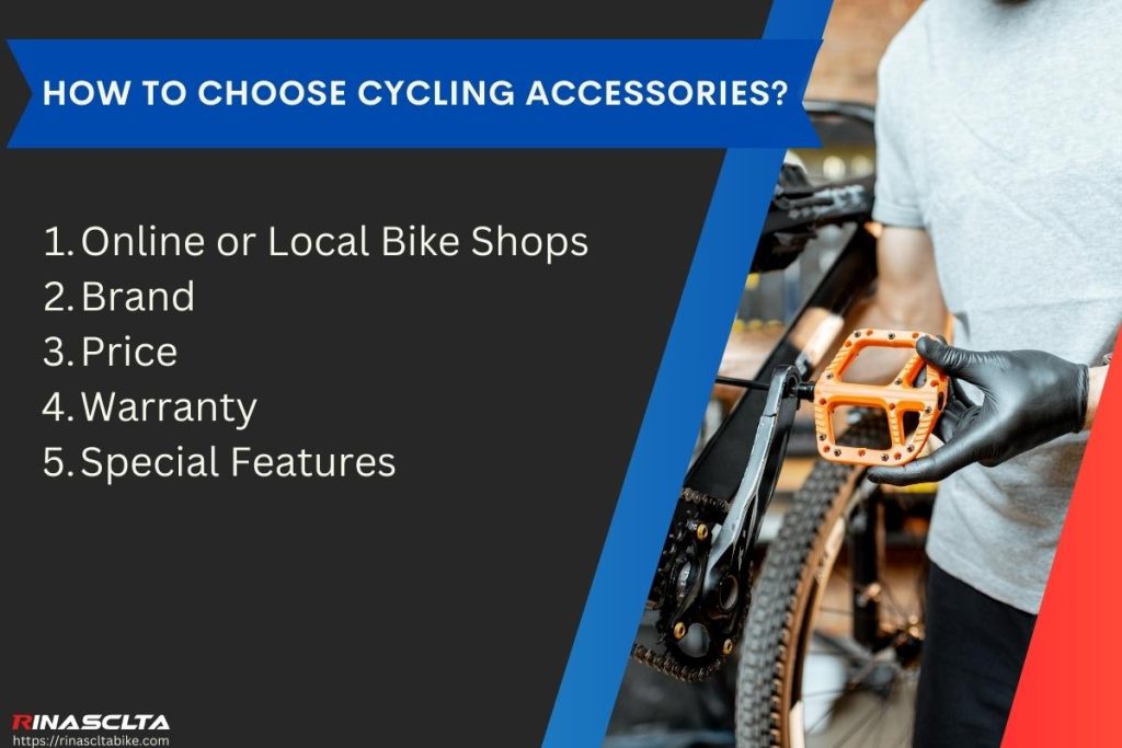 How to choose cycling accessories
