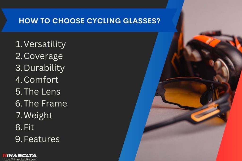 How to choose cycling glasses