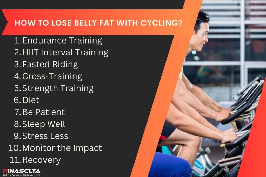 How to lose belly fat with cycling