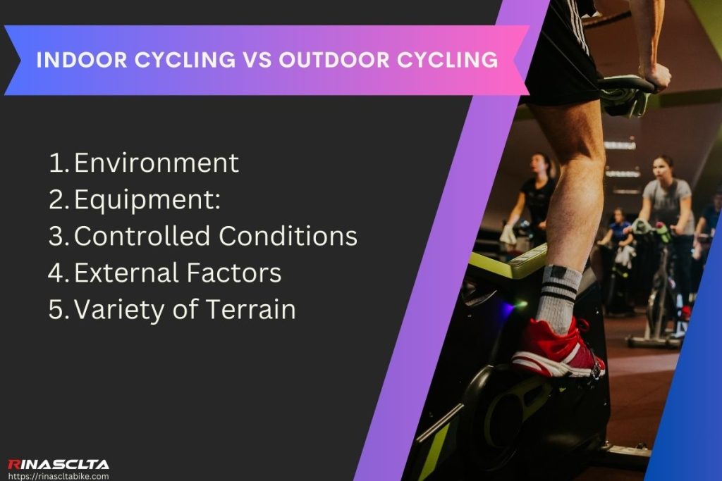 Indoor cycling vs outdoor cycling
