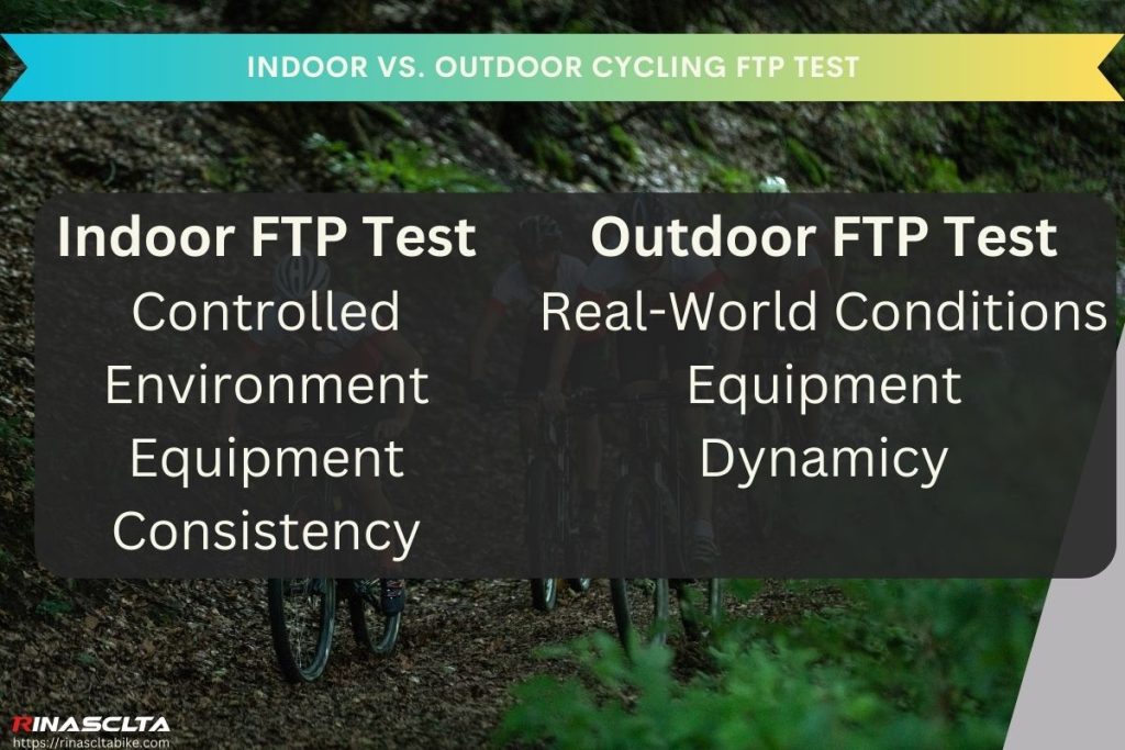 Indoor vs outdoor cycling FTP test