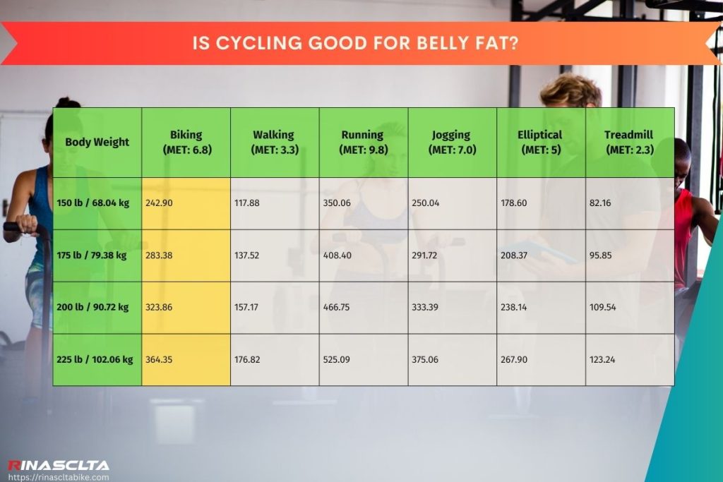 Is cycling good for belly fat