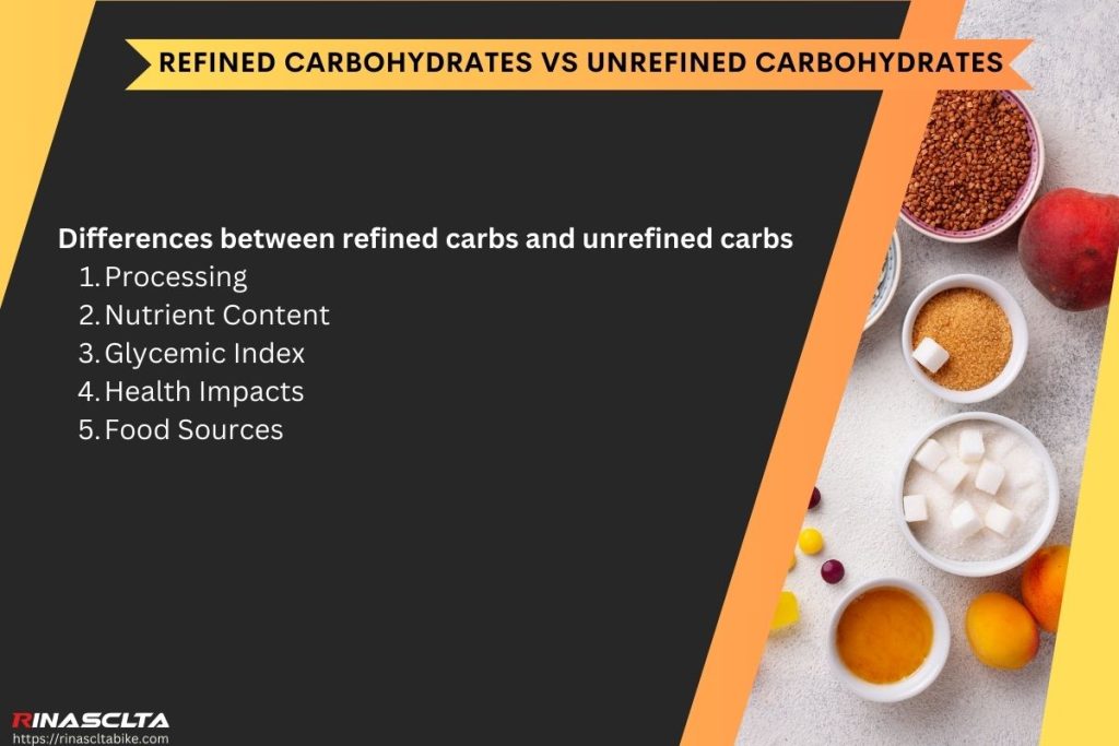 Refined carbohydrates vs unrefined carbohydrates