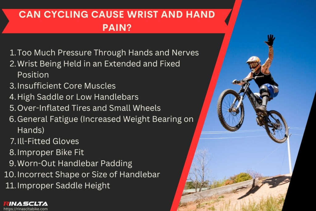 Can cycling cause wrist and hand pain