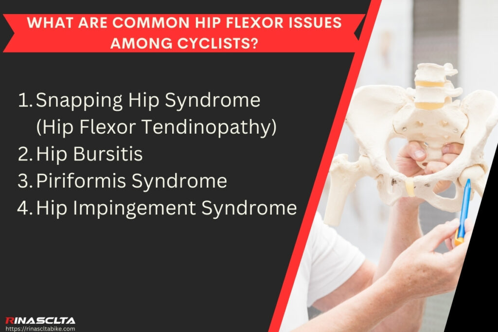 What are common hip flexor issues among cyclists