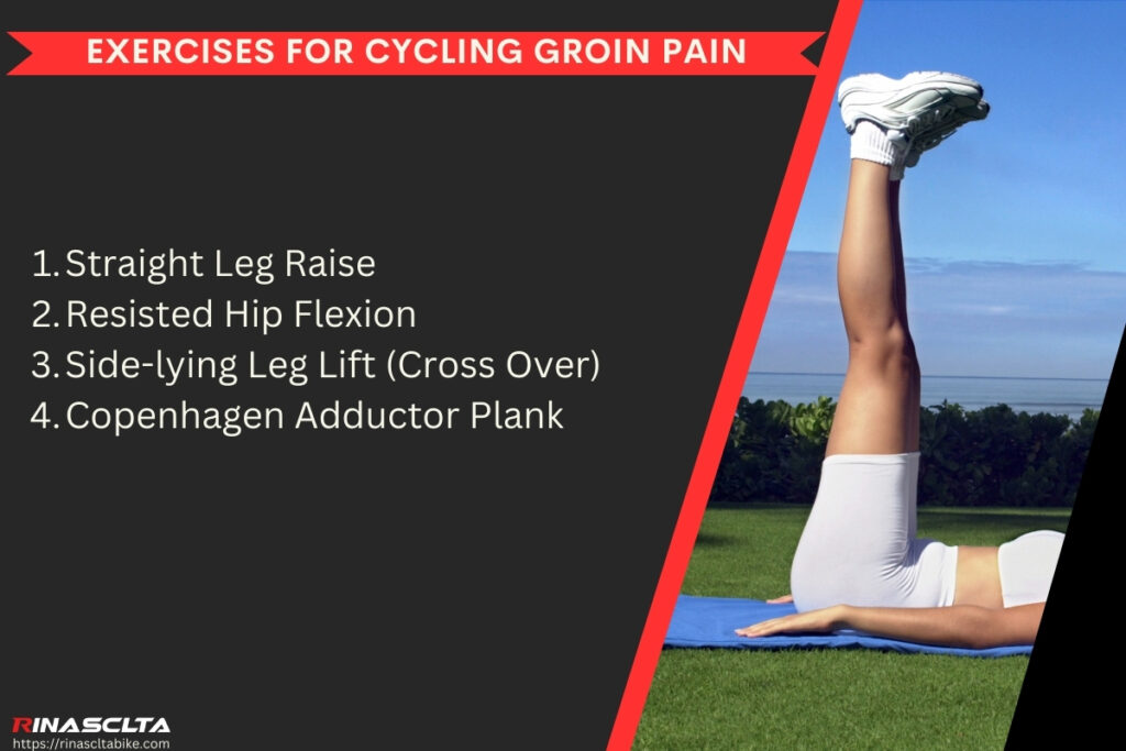 exercises for cycling groin pain