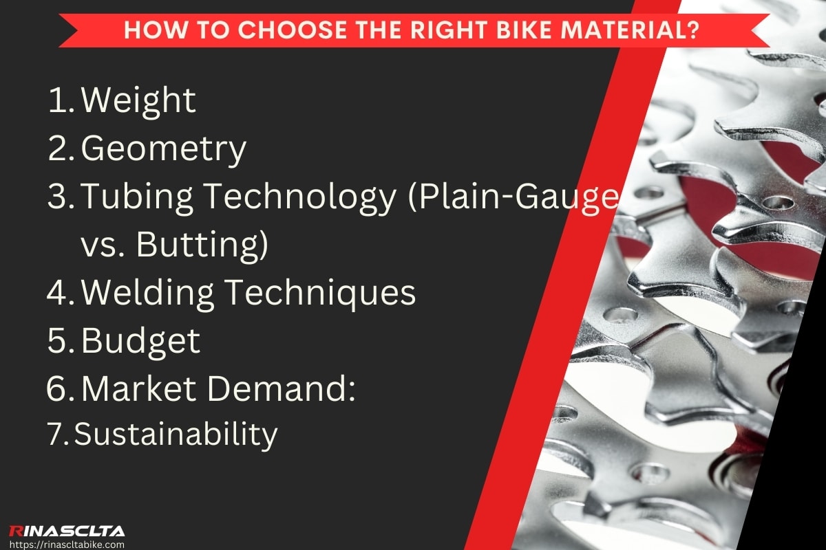 How to choose the right bike material