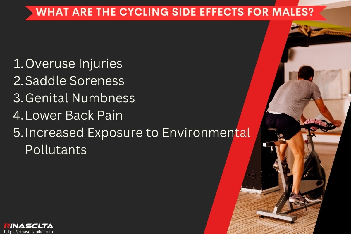 What are the cycling side effects for males
