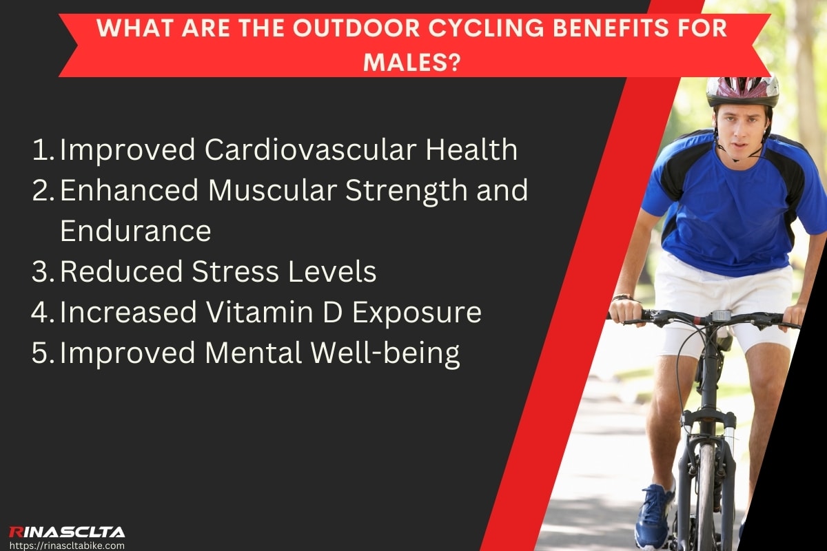 What are the outdoor cycling benefits for males