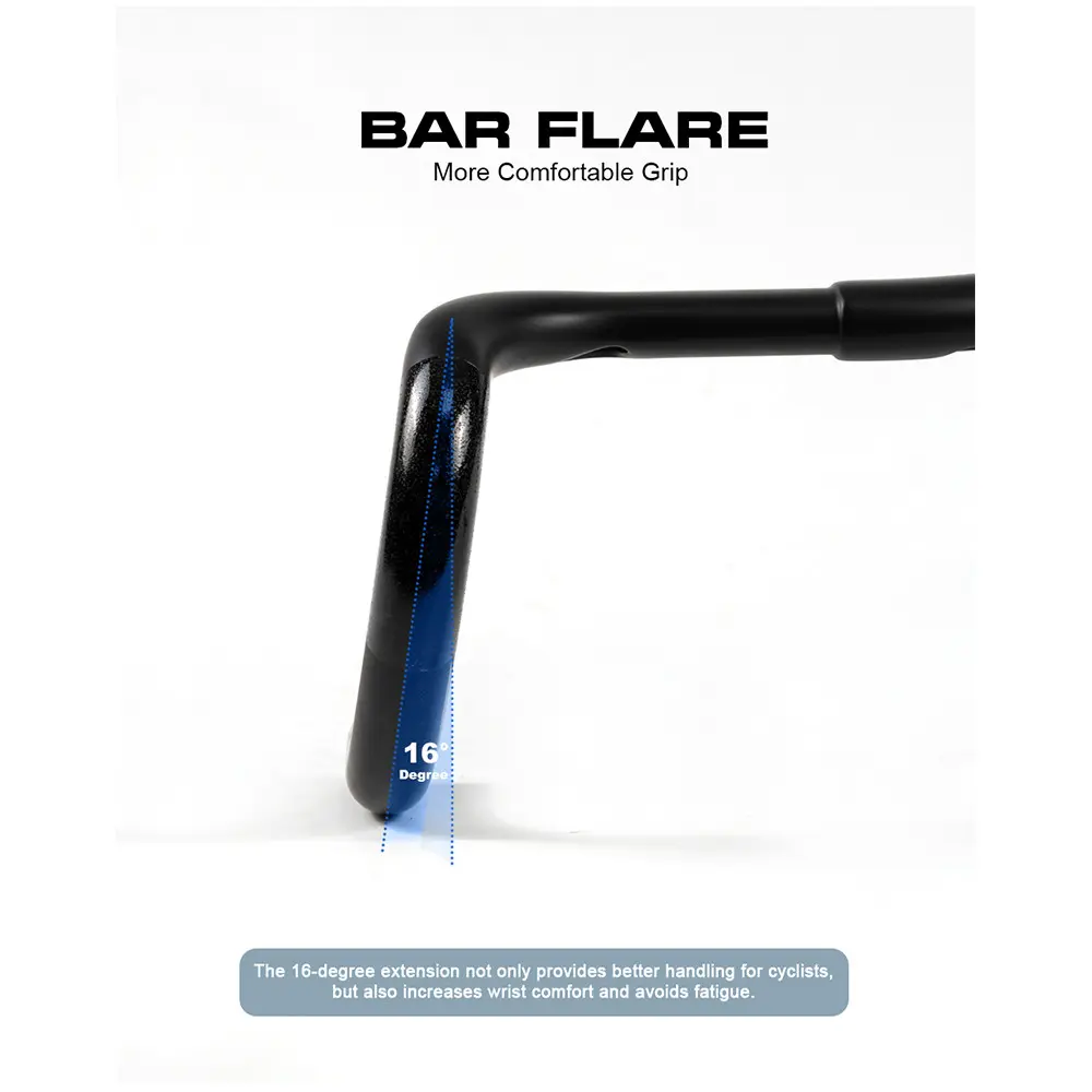 OG-EVKIN KYLIN Carbon Gravel Bike Handlebar integrated | 16 degree