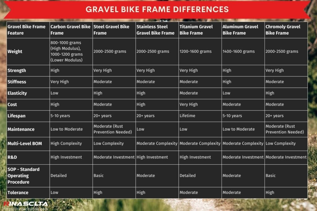 Gravel bike frame: materials, types, sizes and maintenance