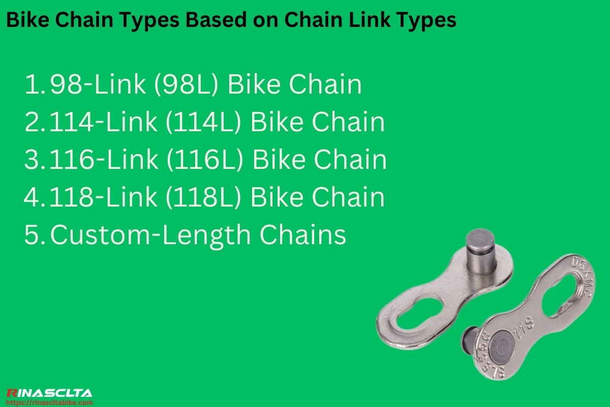 Bike Chain Types Based on Chain Link Types