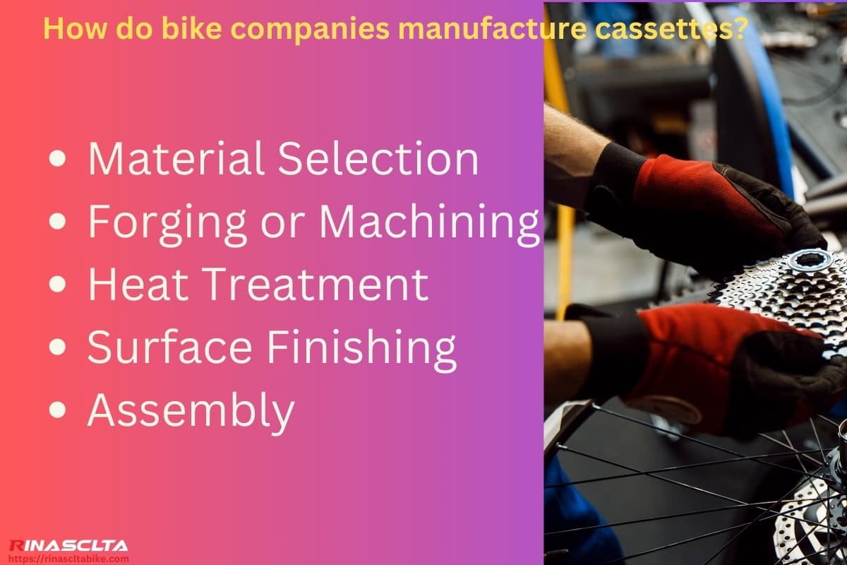 Bike cassette: definition, types, compatibility and how to choose How do bike companies manufacture cassettes