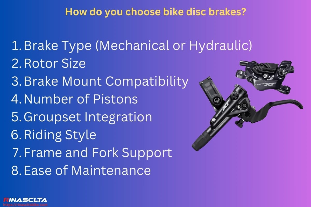 How do you choose bike disc brakes
