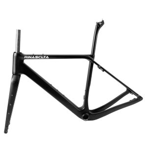 Rinasclta carbon gravel framset GR025 max 50mm tire clearance external and internal cable routine