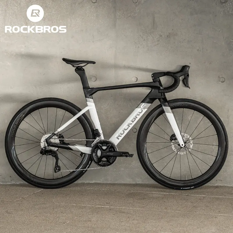 ROCKBROS Carbon Fiber Disc Brake Road Bike | Aerodynamic Shimano