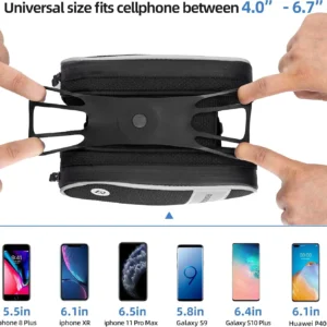 Rockbros frame top tube dual side waterproof bag phone sizes