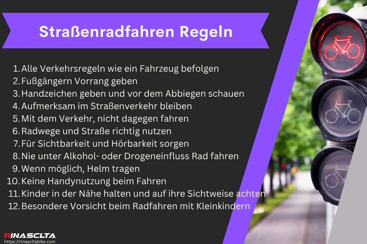 Straßenradfahren Regeln