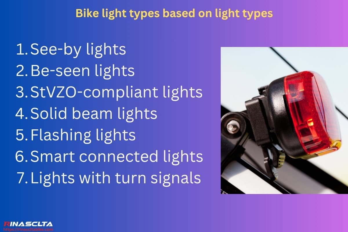 Bike lights: definition, types and how to choose Bike light types based on light types