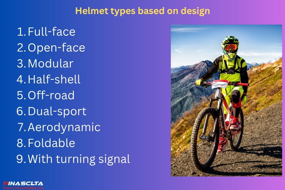 Bike helmet: definition, types and how to choose Helmet types based on design