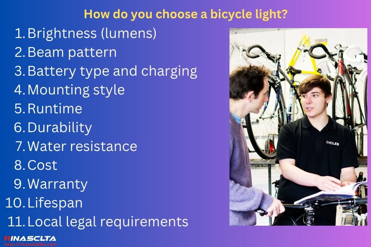 Bike lights: definition, types and how to choose How do you choose a bicycle light