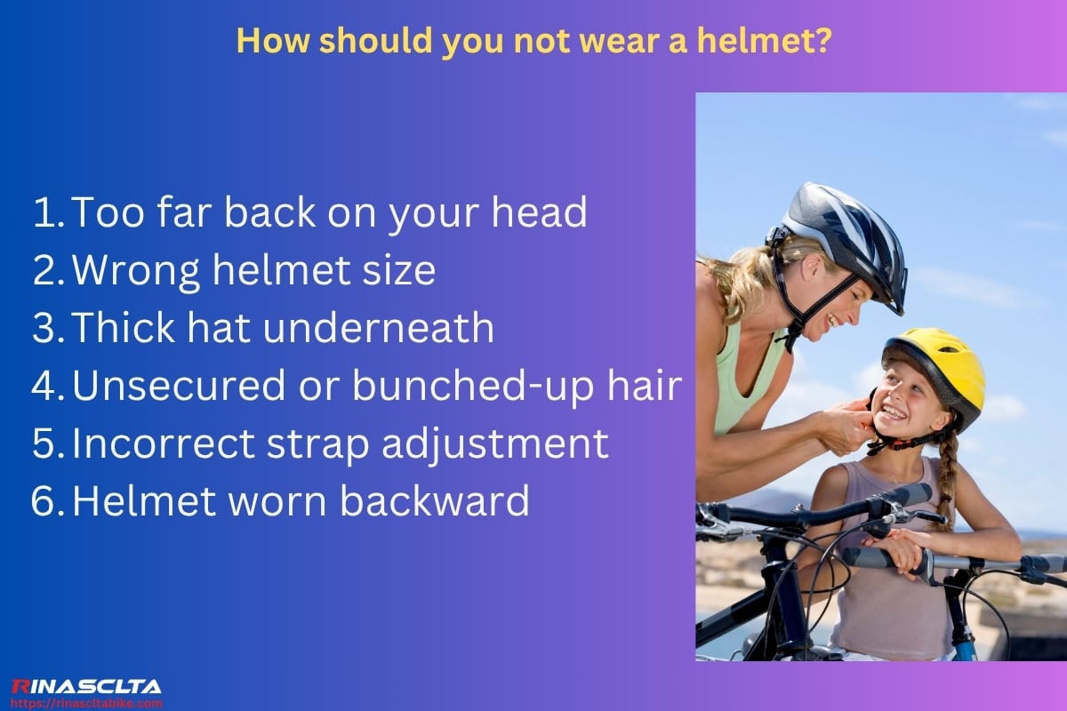 Bike helmet: definition, types and how to choose How should you not wear a helmet