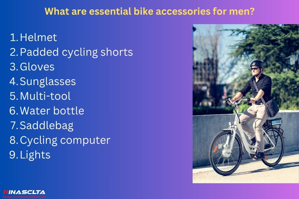 Bike accessories: definition, different categories and how to choose What are essential bike accessories for men