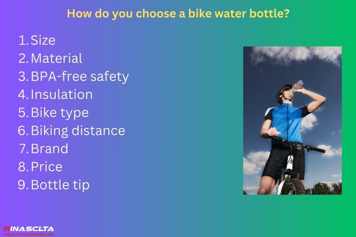 Bike water bottle: definition, types and how to choose How do you choose a bike water bottle
