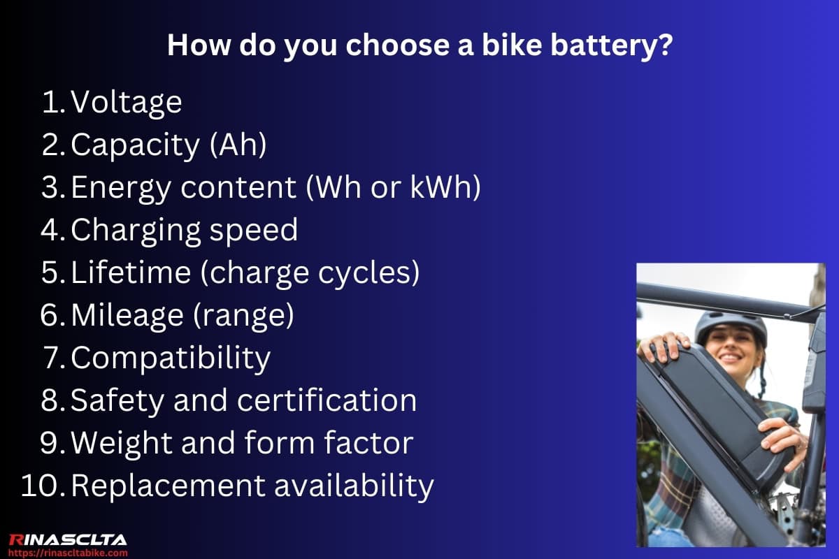 Bike battery: definition, types and how to choose How do you choose a bike battery