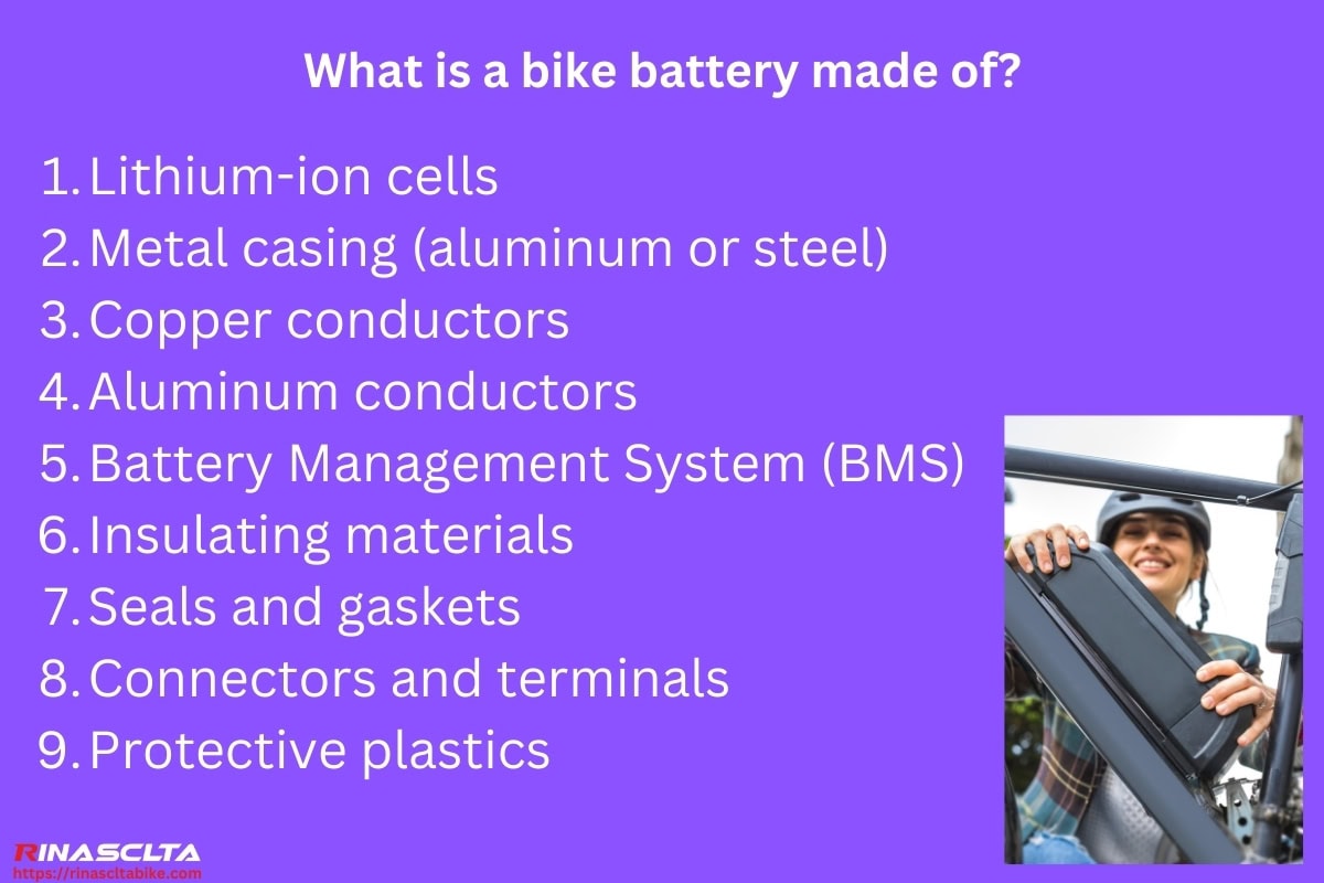 Bike battery: definition, types and how to choose What is a bike battery made of