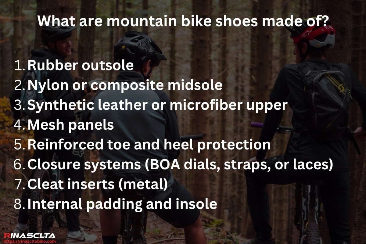 Mountain bike shoes: definition, types and how to choose What are mountain bike shoes made of