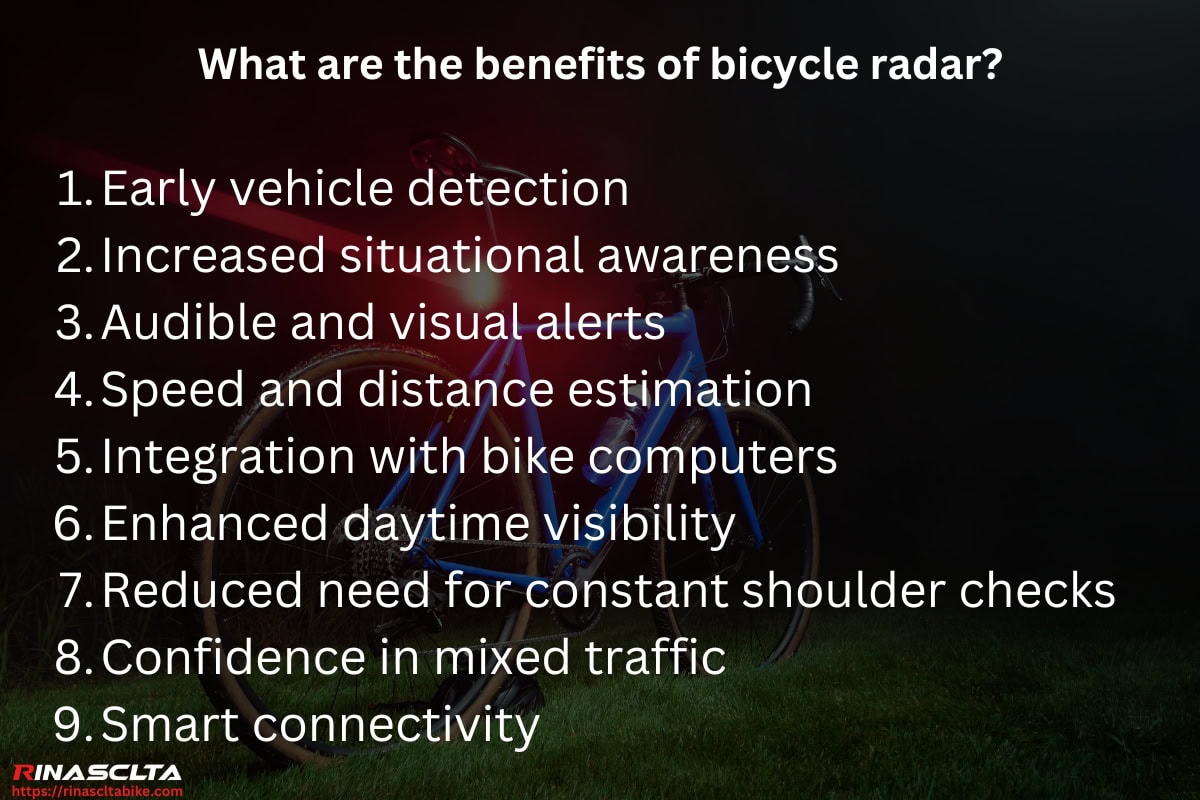 What are the benefits of bicycle radar
