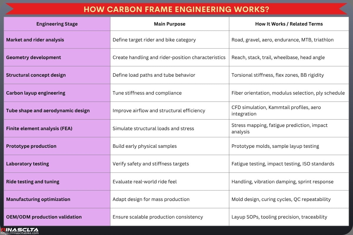 Bike Frame Engineering & Ride Feel: How Carbon Frame Design Influences Performance How Carbon Frame Engineering Works