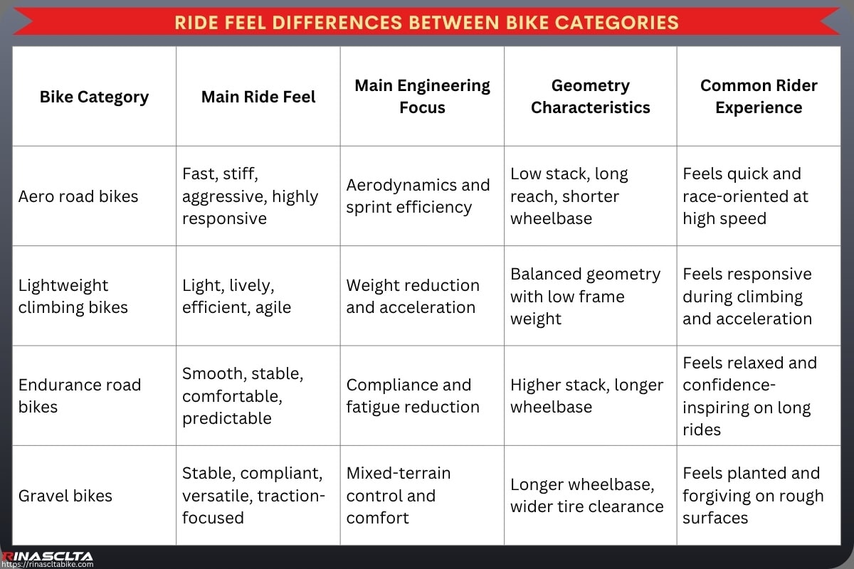 Bike Frame Engineering & Ride Feel: How Carbon Frame Design Influences Performance Ride Feel Differences Between Bike Categories