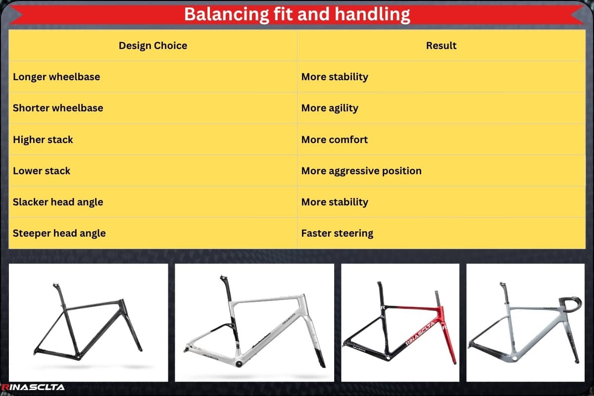 Carbon Bike Frame Geometry Design: Engineering Rider Fit, Handling, and Performance Balancing fit and handling