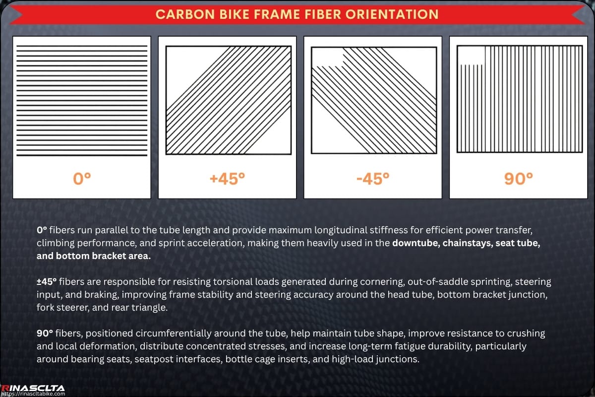 Carbon Fiber Layup Design for Bicycle Frames: Engineering Carbon Bike Frame Performance carbon bike frame Fiber orientation