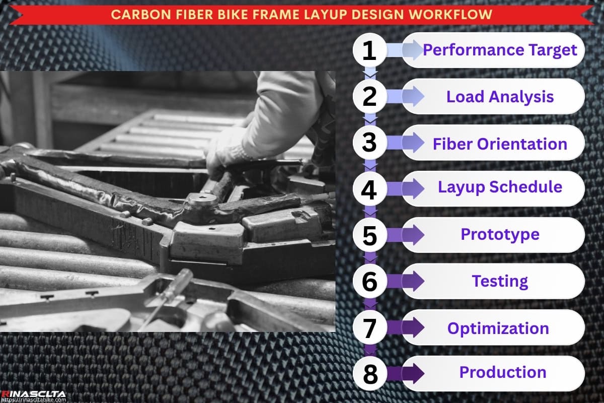 Carbon Fiber Layup Design for Bicycle Frames: Engineering Carbon Bike Frame Performance carbon fiber bike frame Layup Design Workflow