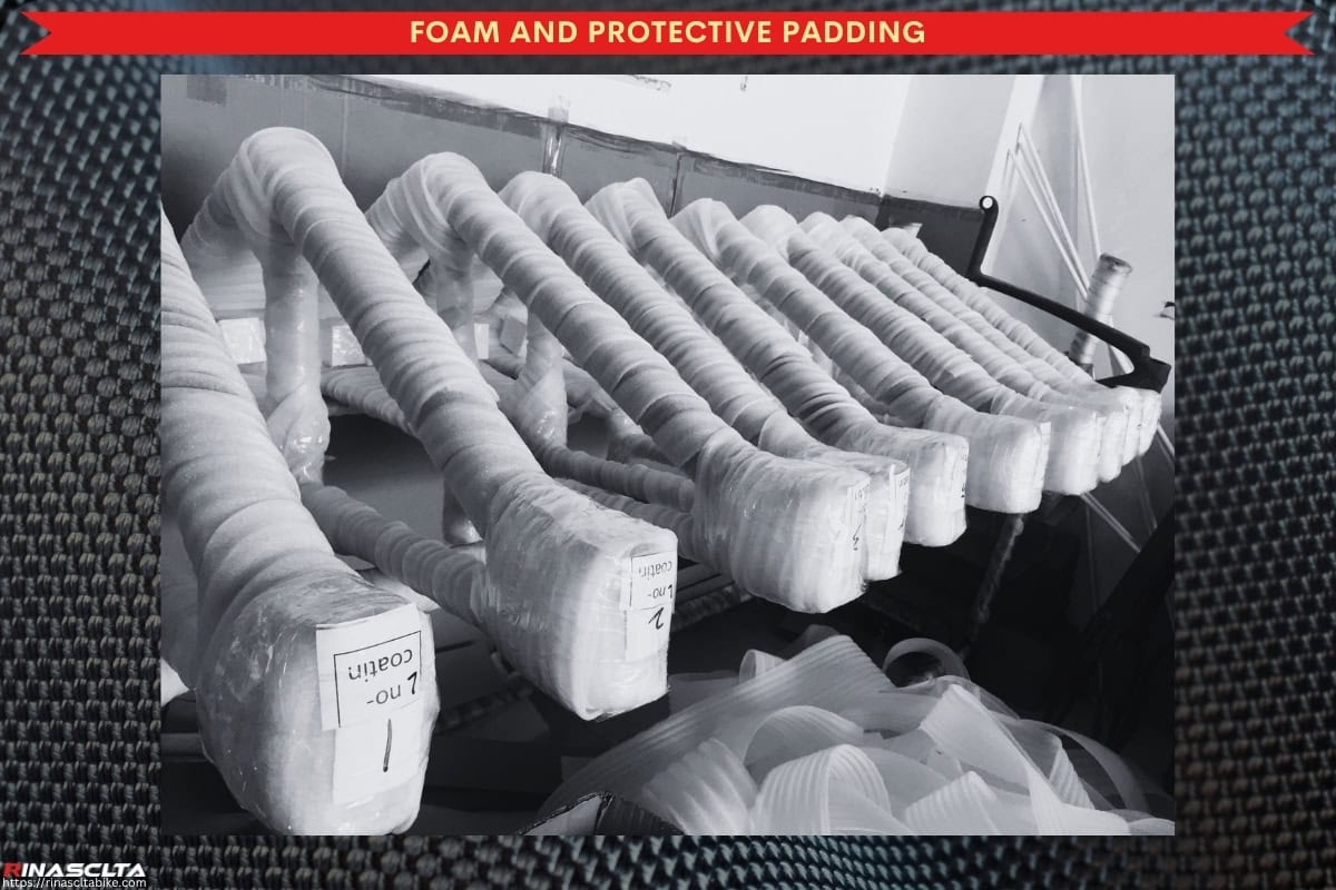 Carbon Bike Packaging & Shipping: Protecting Bicycles from Factory to Destination Foam and protective padding