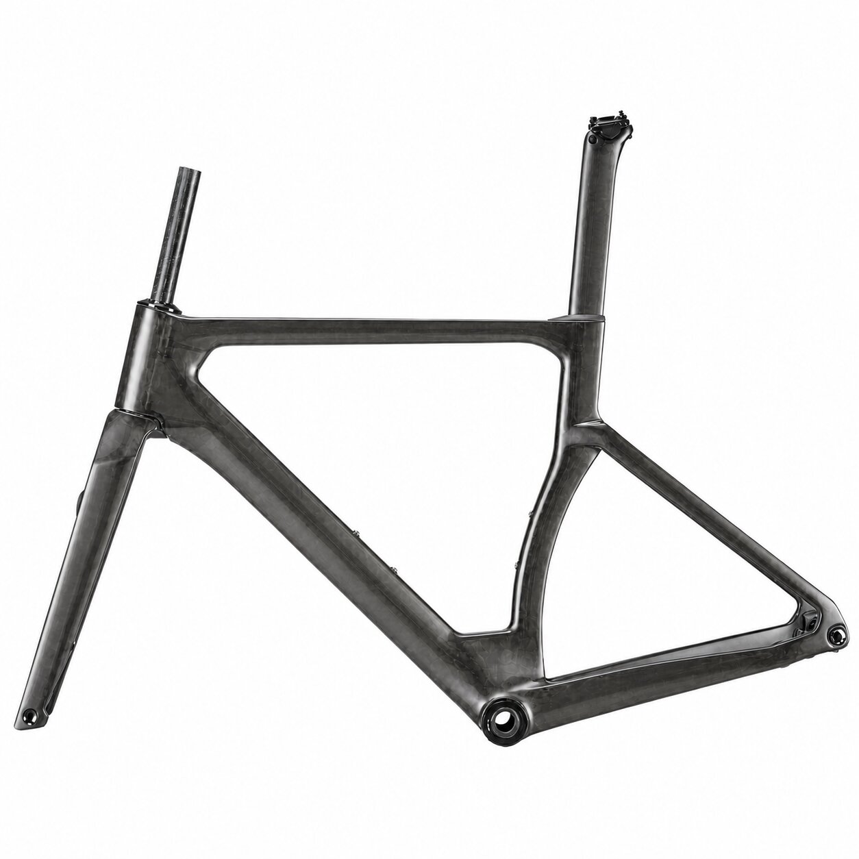 Rinasclta X-AERO Frameset | Carbon Aerodynamic Bike Disc Brake Frameset | T47+ UDH Rinasclta X-AERO road bike frameset aero fork 2026 model