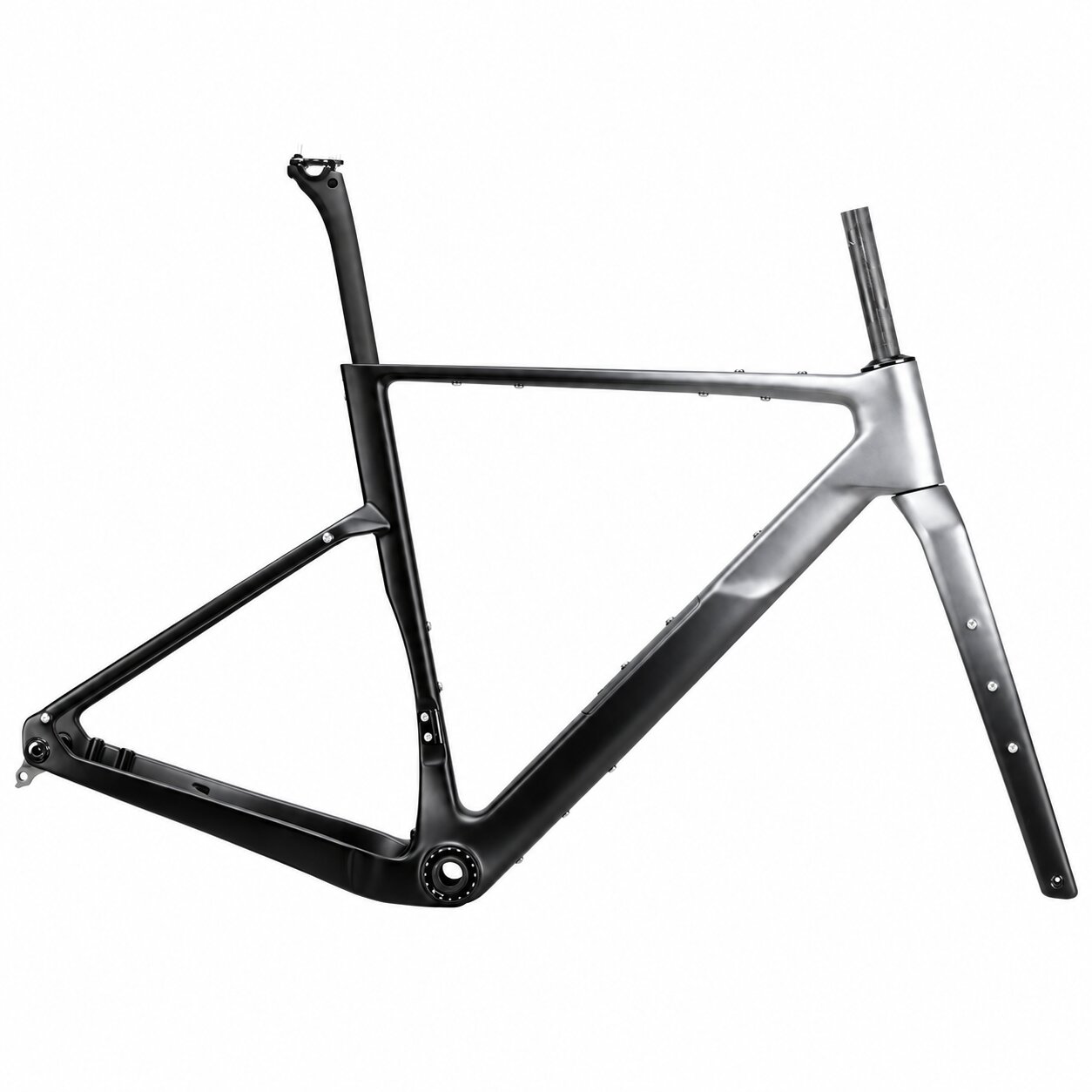 Rinasclta GR MAX Frameset | Carbon Aero Gravel Bike Frame Max Tire Size 700x57c | T47+ UDH Rinasclta GR MAX 2026 57mm max tire aero