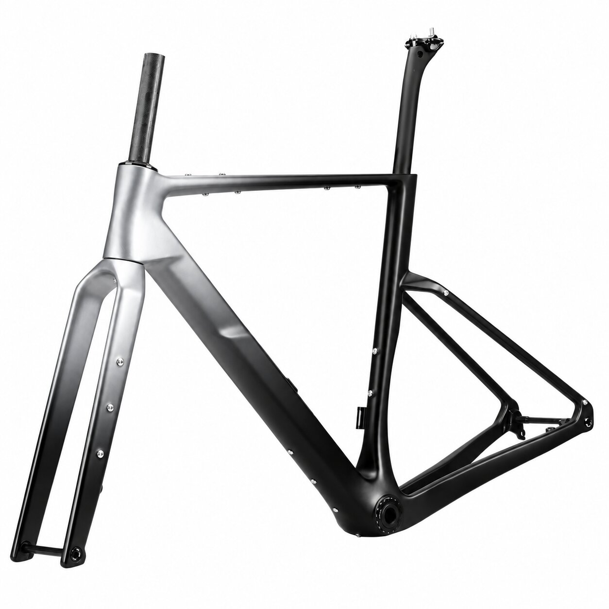 Rinasclta GR MAX Frameset | Carbon Aero Gravel Bike Frame Max Tire Size 700x57c | T47+ UDH Rinasclta GR MAX 2026 57mm max tire bikepacking mount
